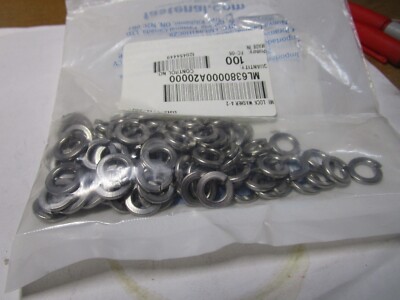 M8 DIN 127 A2 Stainless Steel Split Lock Washer QTY 100