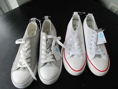 primark white canvas shoes