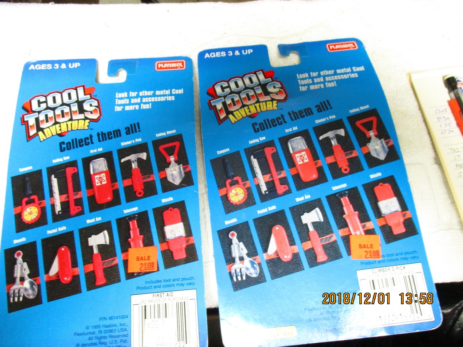 Vintage Playskool Cool Tools Lot Of 2 Wrench & Cool Tools Adventure Whistle NEW