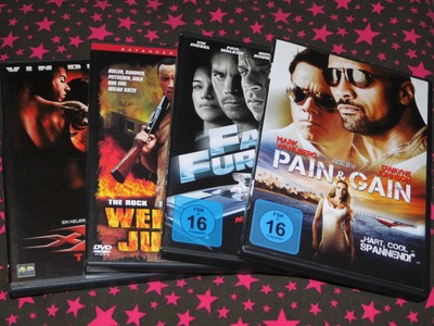 VIN DIESEL & DWAYNE JOHNSON-DVD-Set-Pain & Gain-MARK WAHLBERG-Asia Argento-XXX
