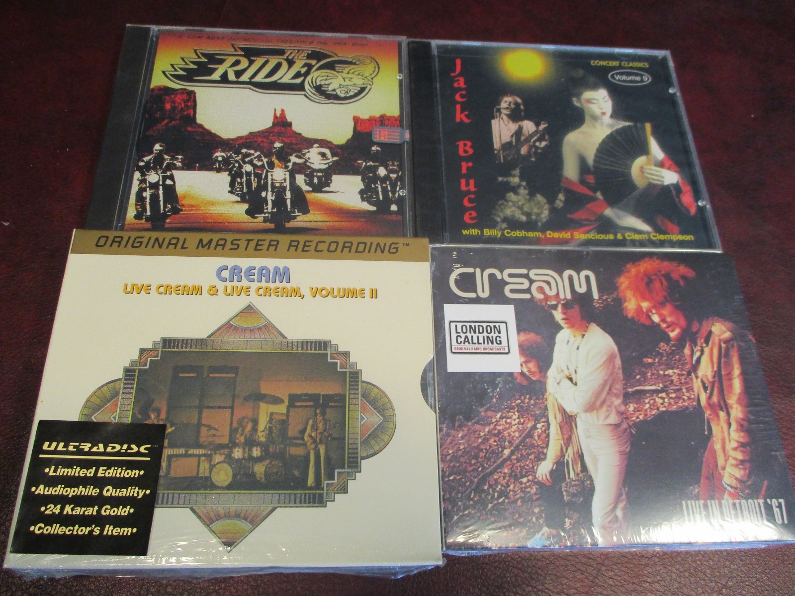 ★CREAM /LIVE CREAM & Ⅱ★クリーム◇MFSL◇GOLD CD Cream- Live Cream MFSL Gold 2 CDs Box UDCD 2-625 UII. Eric