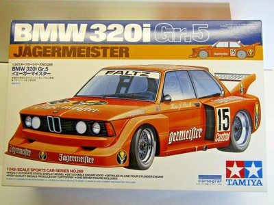 Tamiya 1:24 Scale BMW 320i Gr. 5 Jagermeister Hans Stuck Model Kit 24269