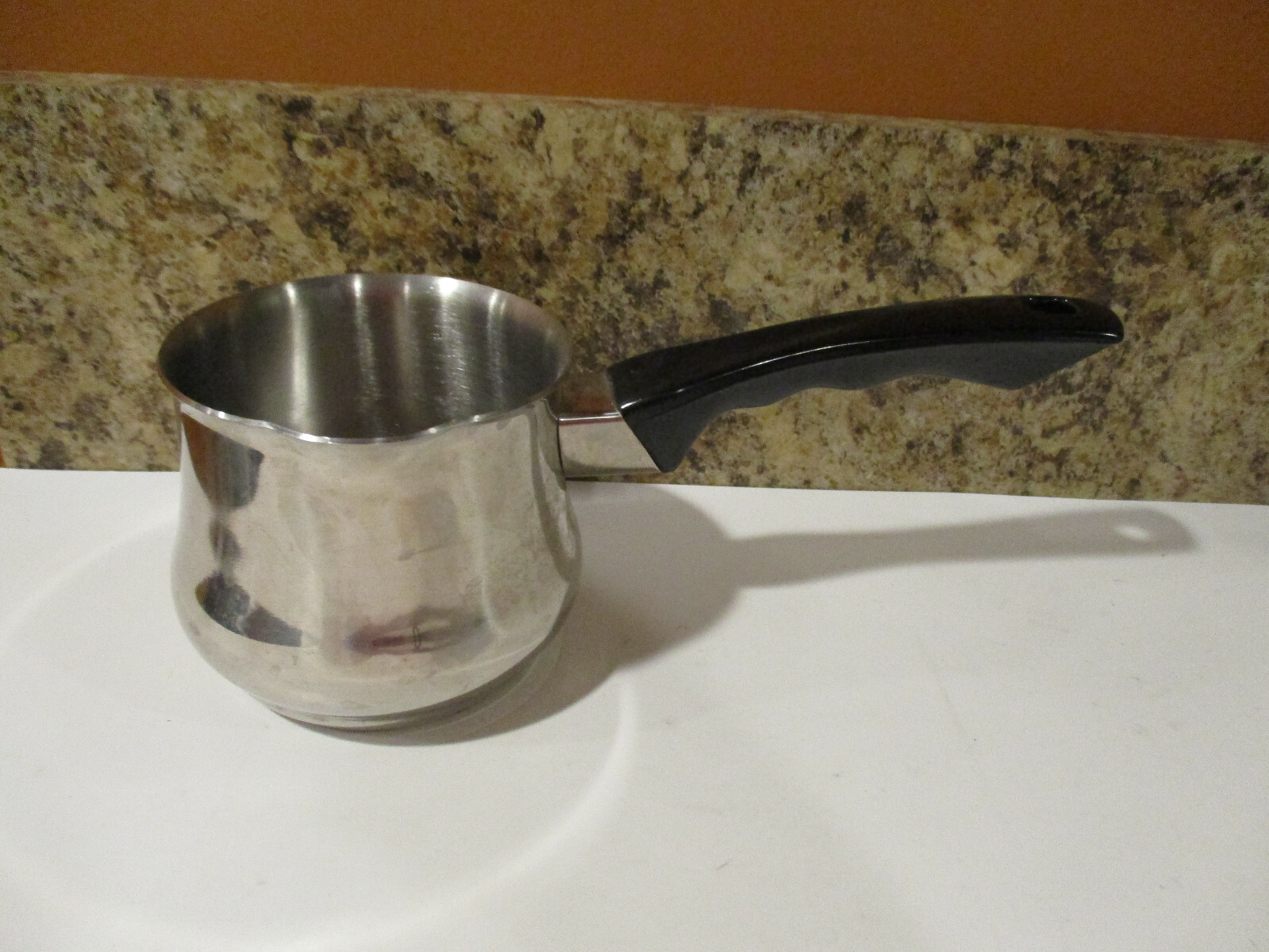 Estia Gourmet Saucepan Stainless Steel 5/8 Quart Pouring Estia Gourmet Saucepan Stainless Steel 5/8 Quart Pouring