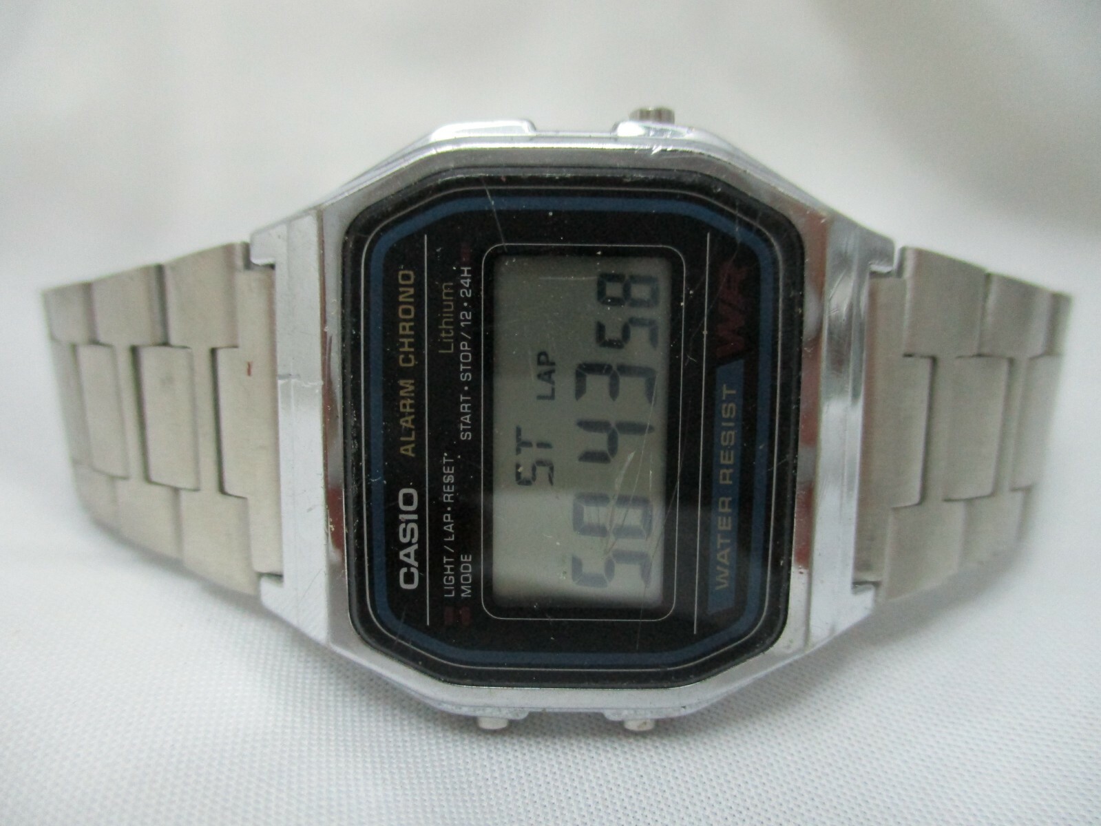 CASIO(カシオ) / クォーツ腕時計/アナログ/ステンレス/WHT/SLV