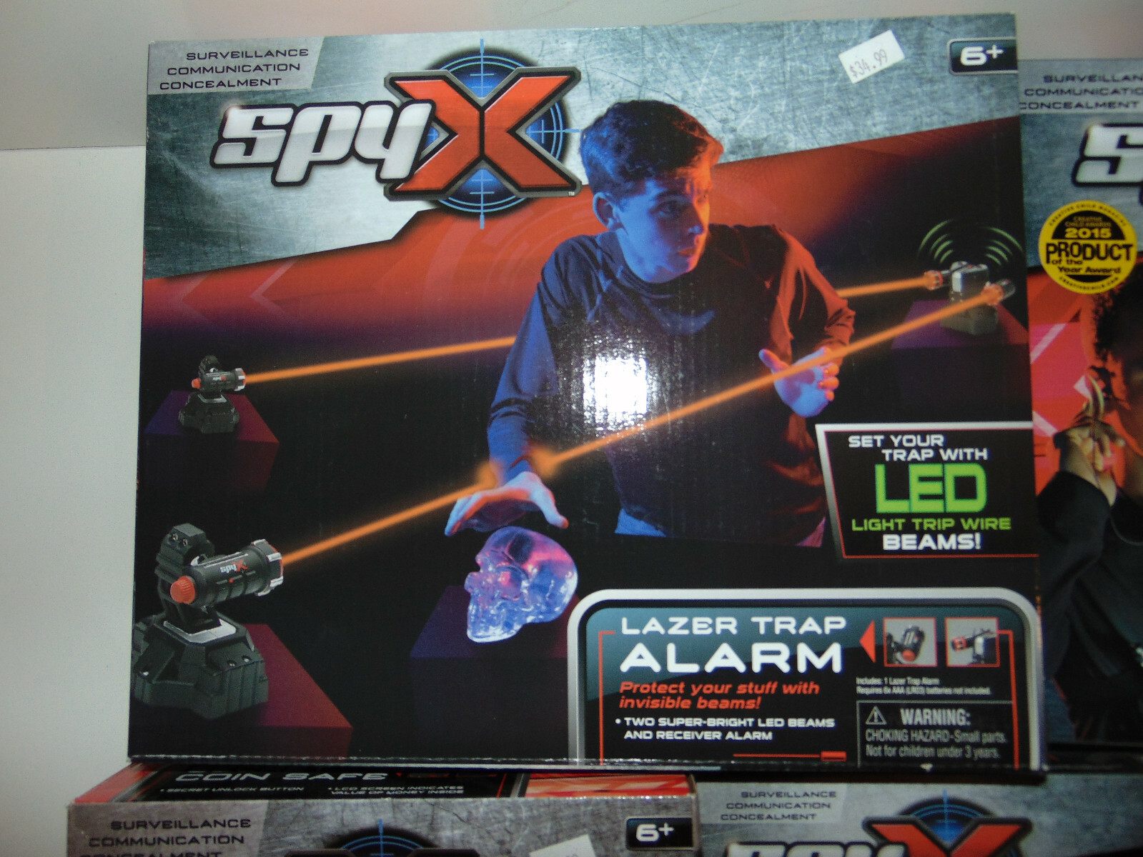 6) Spy X Secret Agent Walkie Talkies/Micro Gear/Coin Safe/Scope/Voice LOT NEW