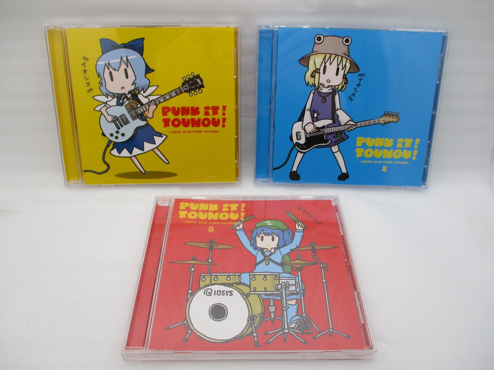 IOSYS PUNK IT! TOUHOU! IOSYS HITS PUNK COVERS vol.1 2 3 3CD IOSYS PUNK IT! TOUHOU! IOSYS HITS PUNK COVERS vol.1 2 3 3CD