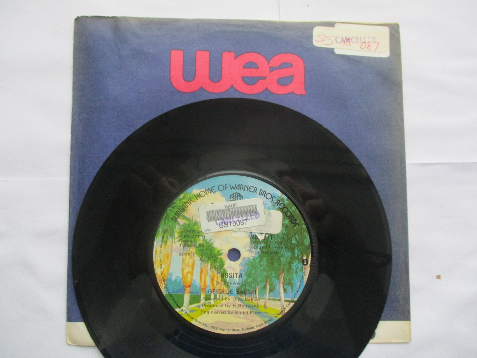 GEORGE BAKER -Rosita/ Mama's Coat - Rare S.Africa SAUK