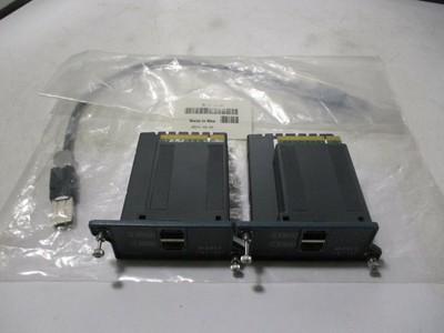 2X CISCO C2960S-STACK V02 STACKING MODULE 2960S WITH CAB-STK-E-0.5M 74577-0050 