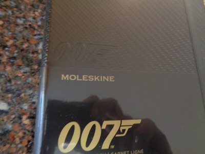 Moleskine Limited Edition James Bond 007 Ruled Notebook Hardcover 8058647621135