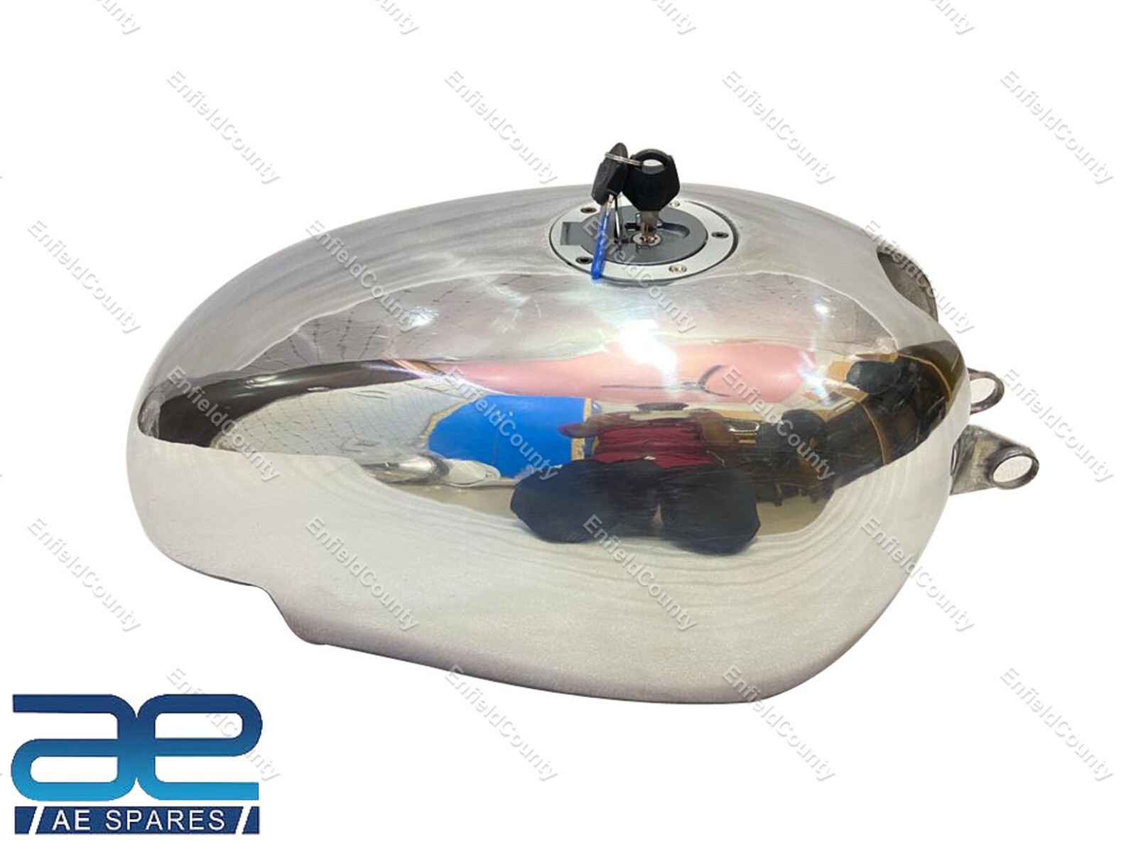 For Velocette Thruxton Aluminium Alloy Gas Petrol Fuel Tank With Cap  