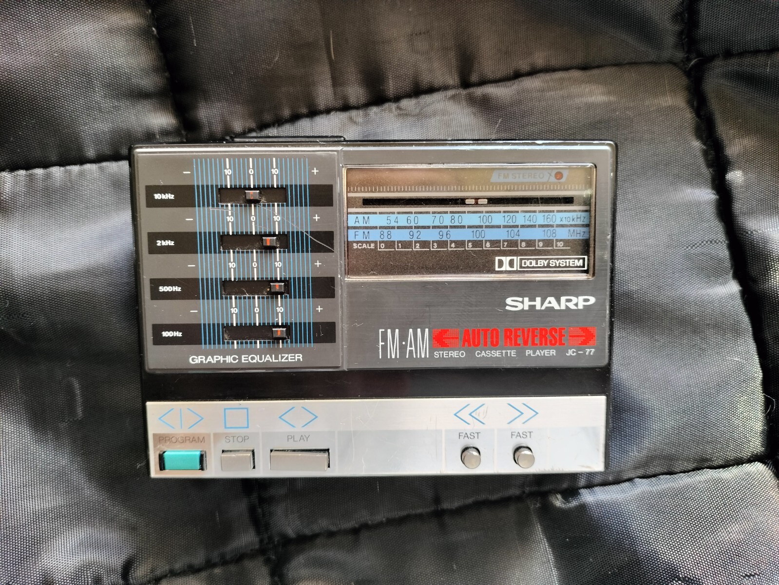 SHARP カセットプレーヤー JC-7 ジャンク品 SHARP JC-7 FM/AM カセットプレーヤー ジャンク