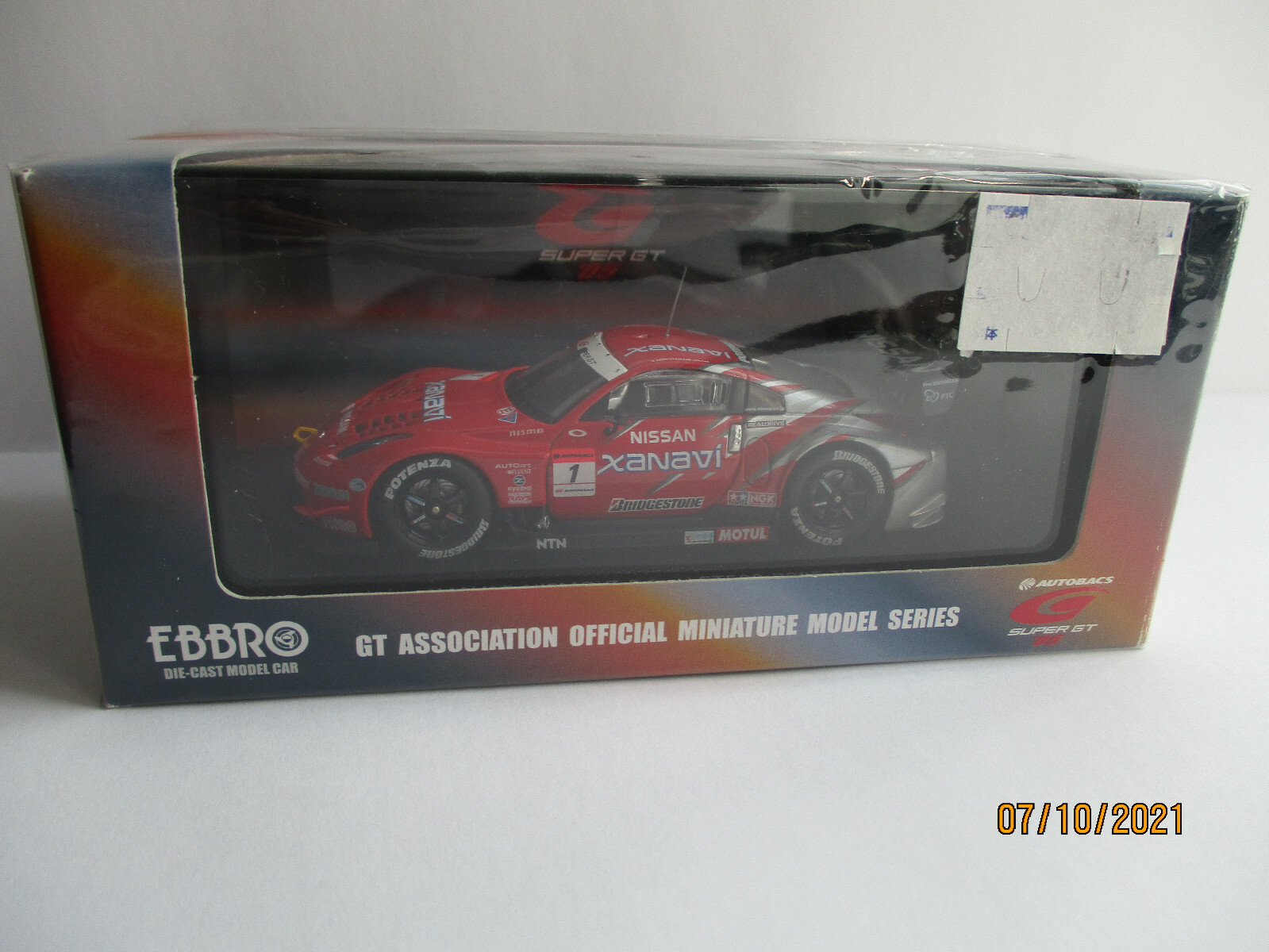 MMP 1/43 EBBRO SUPER GT 2005 Xanavi Nismo Z SILVER / RED # 1