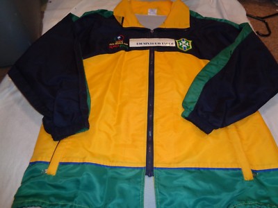 2002 FIFA WORLD CUP KOREA JAPAN WINDBREAKER COAT BRASIL | eBay
