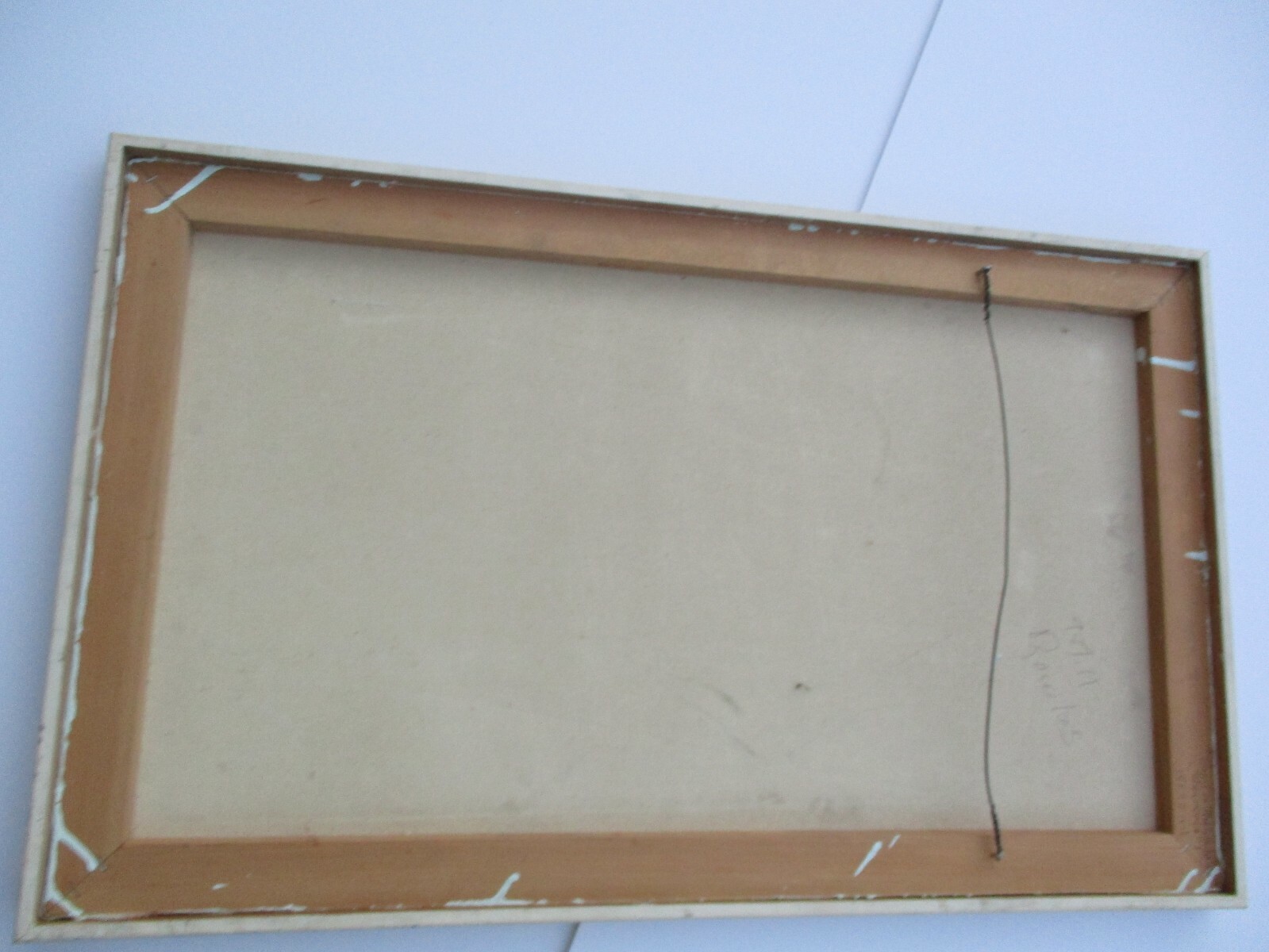 GERALD PAYNE ROWLES PAINTING VINTAGE ABSTRACT CUBIST CUBISM  MODERNISM  30 INCH