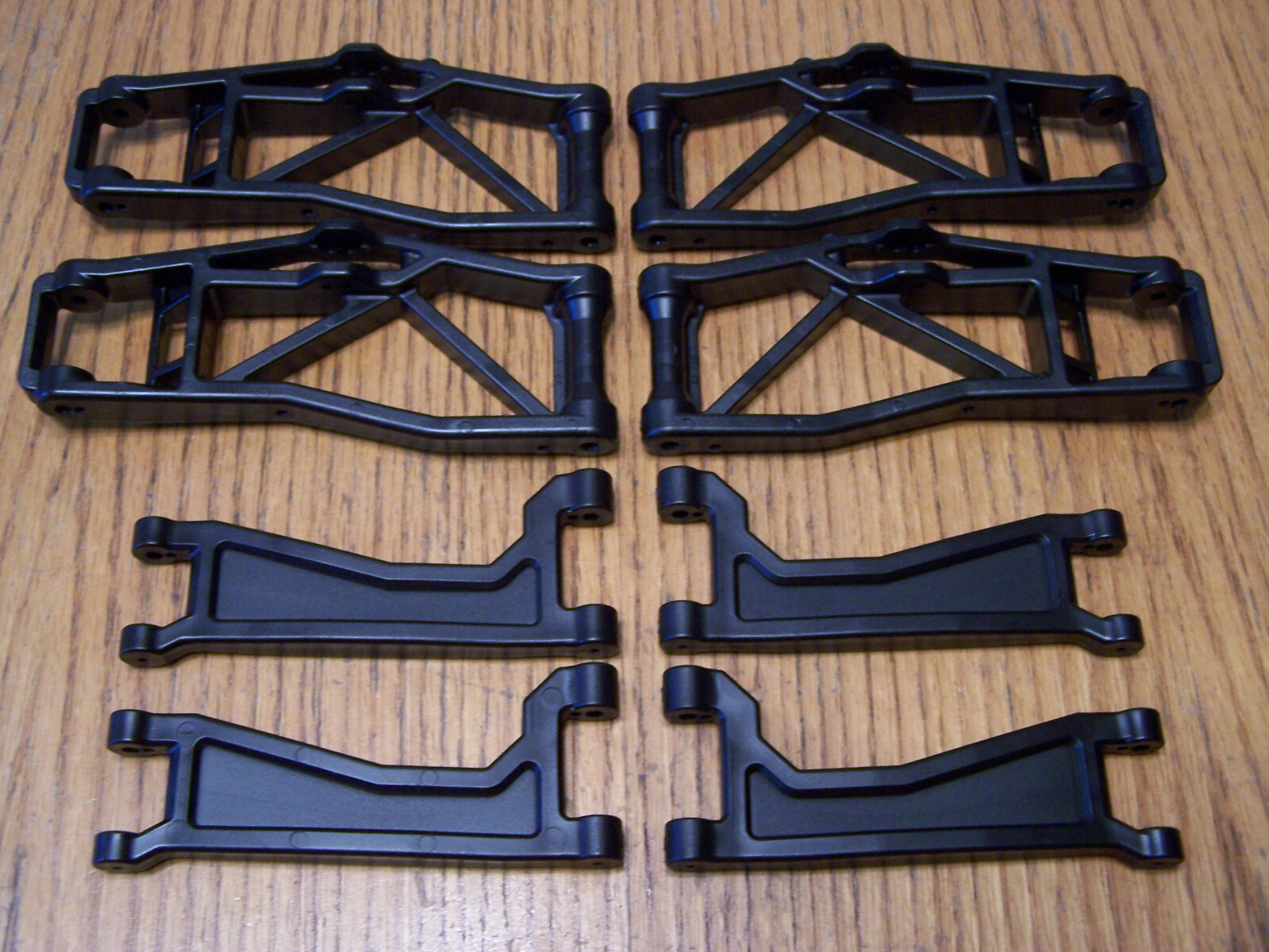 Fits Traxxas 1/10 Wide-Maxx A-Arms F & R Upper Lower Black Fits Traxxas 1/10 Wide-Maxx A-Arms F & R Upper Lower Black