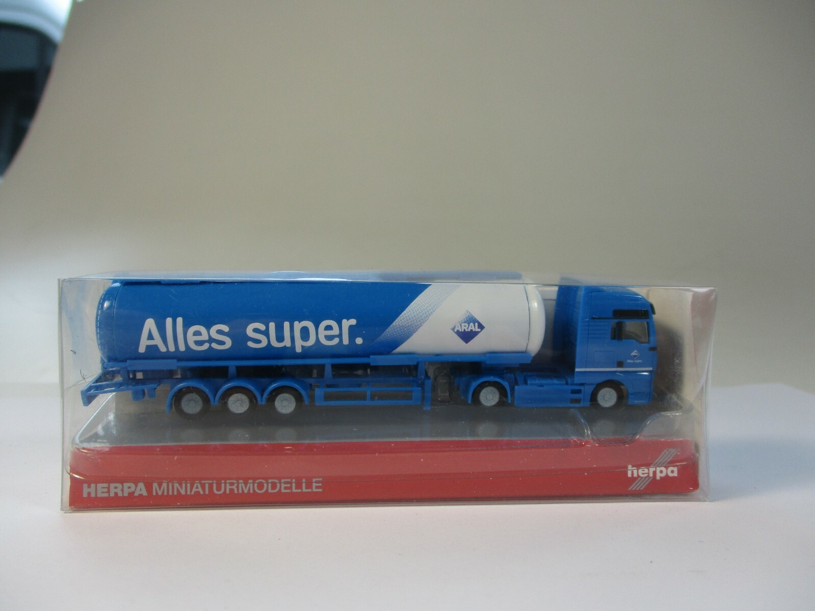 Modellauto MAN TGX XXL SZ ARAL blau 1:87 neu OVP unbenutzt unbespielt