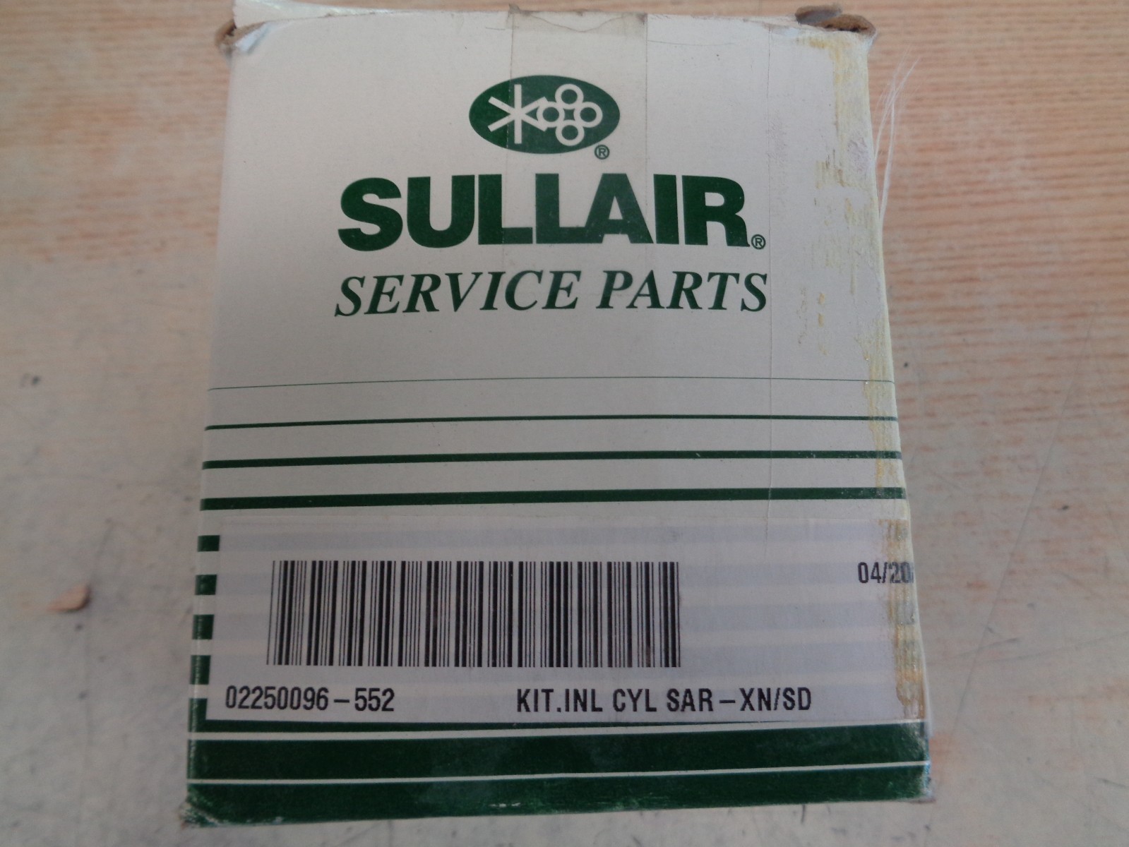 Sullair  02250096-552 Exhaust Cylinder Kit SAR-XN-SD