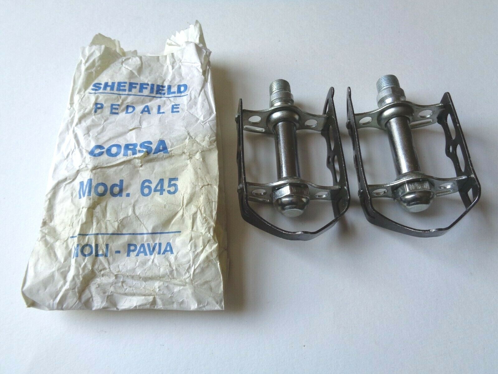 Sheffield ペダル Rare NOS Vintage 1960s SHEFFIELD Corsa Mod.645 Italian road