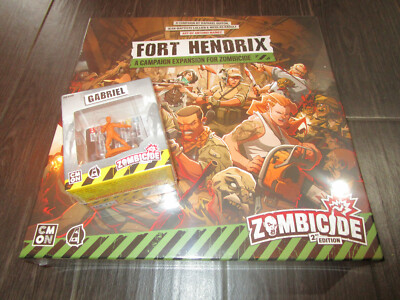 Zombicide 2nd Edition Fort Hendrix + Gabriel Expansion Kickstarter Exclusive