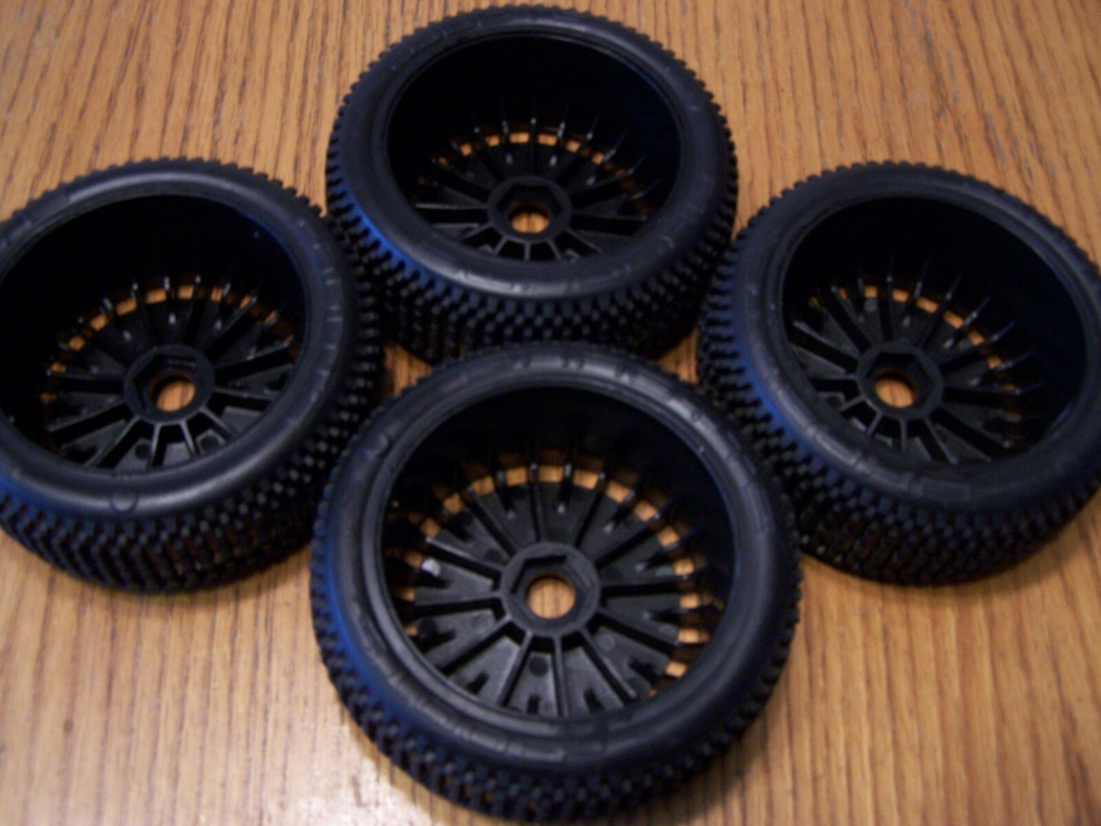Arrma TLR Typhon Buggy Dboots EXABYTE Tires & 17mm Black Aero Dish Wheels 6S BLX