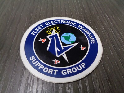 US NAVY STICKER / DECAL FLEET ELECTRONIC WAREFARE SUPPORT GROUP