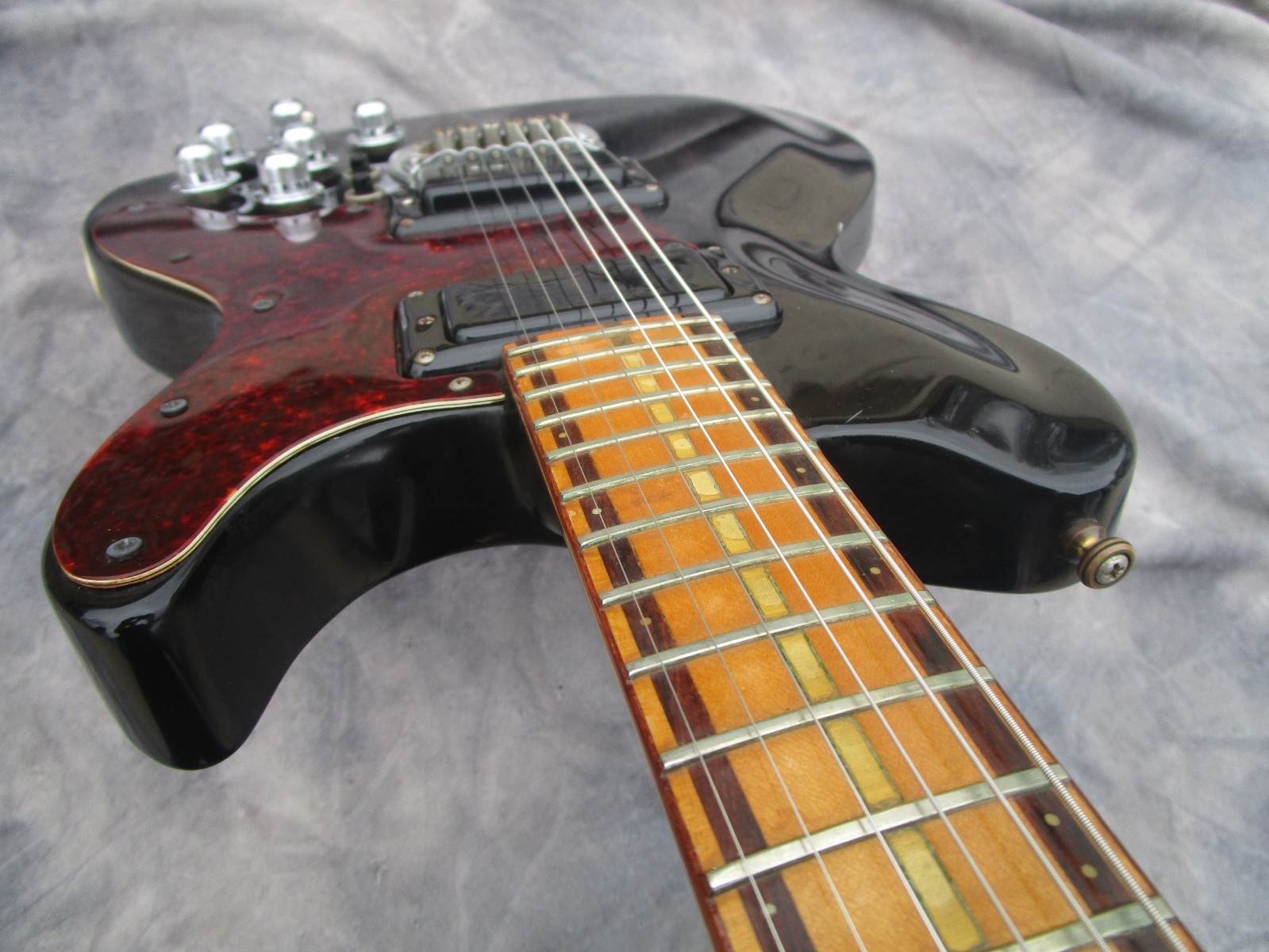 MOSRITE BRASS RAIL 1976 #007 of 100 made BICENTENNIAL model RARE! very CLEAN!