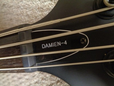 Schecter Diamond Series Damien-4 Black Electric Bass