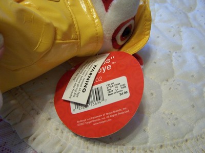 Target Dog in Raincoat Plush Retired 2005 With tag