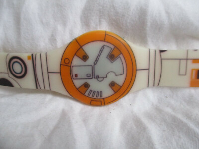 Star Wars Digital Watch, Red Numerals, Invisible Dial, Rubber Buckle Band