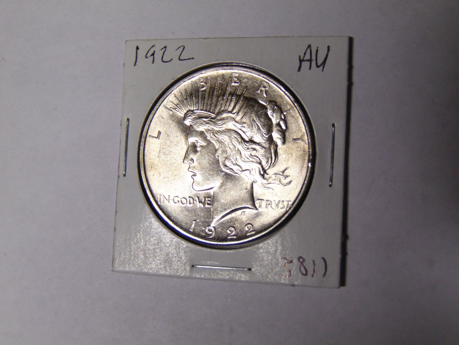 Lot of 8 AU Peace Silver Dollars 1922 1922-D 1922-S 1923 1923-S 1924 1925 1926-S