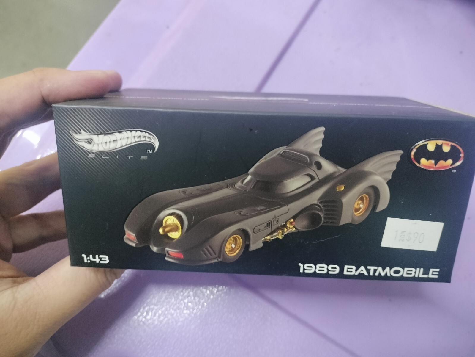 HOT WHEELS BATMOBILE 1989ミニカー Hot Wheels 1:50 Scale Batman 1989 Batmobile, Die-Cast
