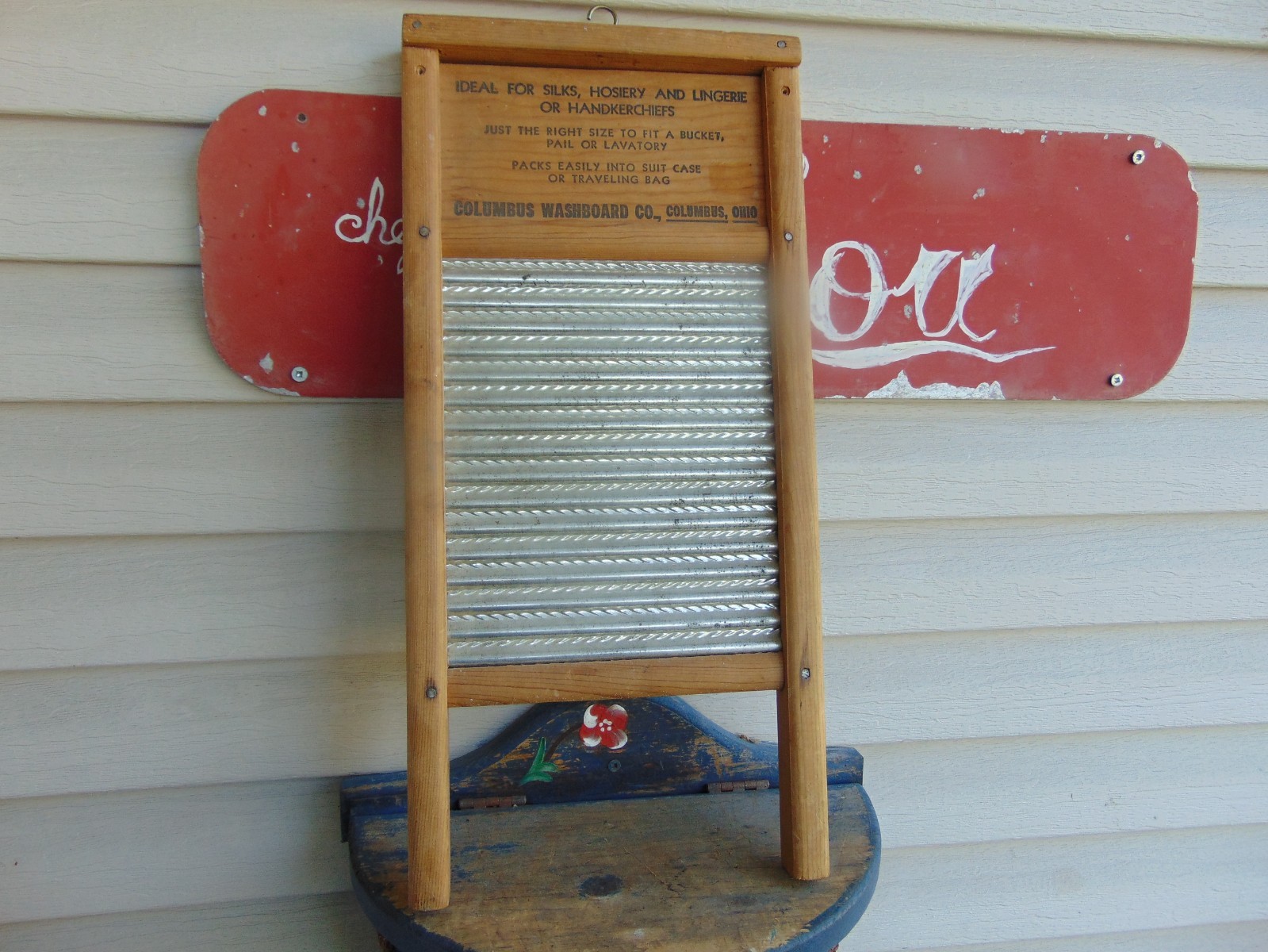 vintage /  antique  wash board    nice #   6560