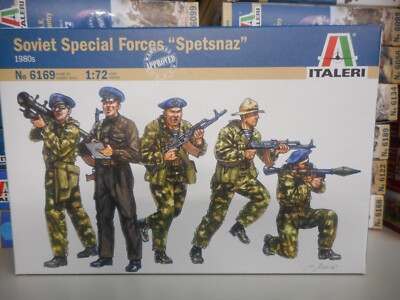 ITALERI 1/72 SOVIET SPECIAL FORCES SPETSNAZ ART. 6169