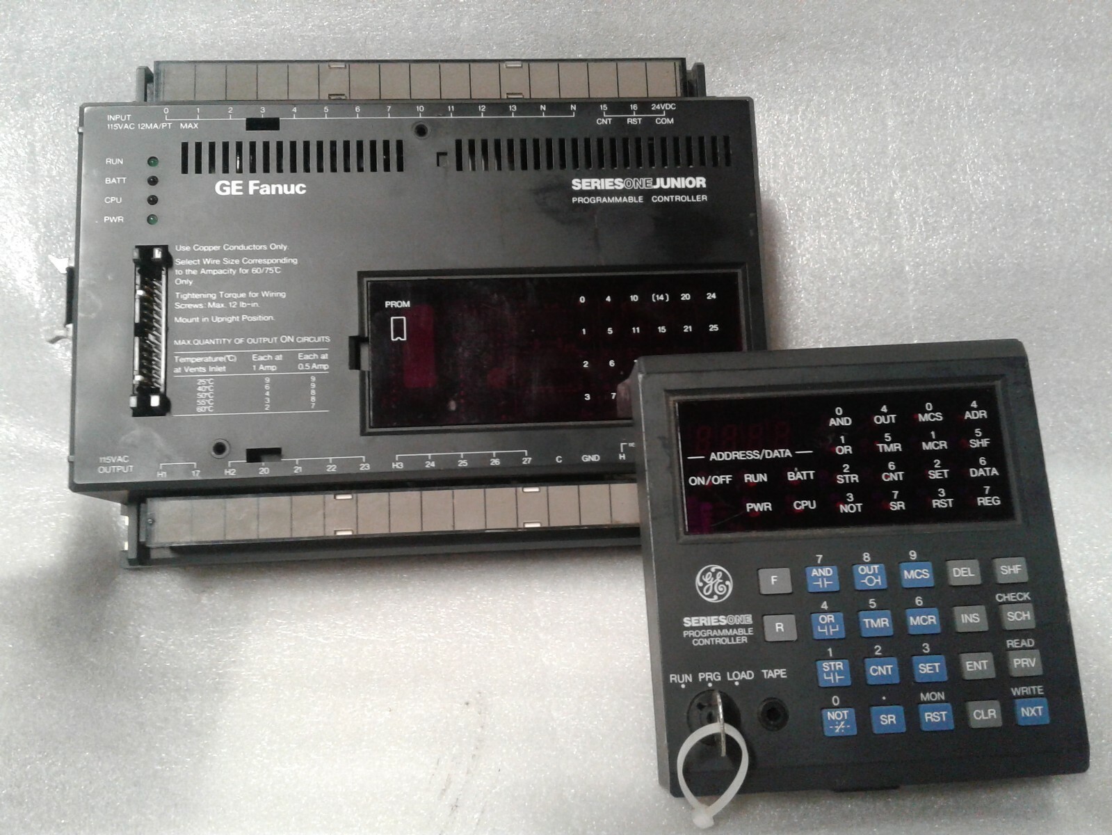GE Fanuc IC609SJR101A Series One Junior Programmable GE Fanuc IC609SJR101A Series One Junior Programmable