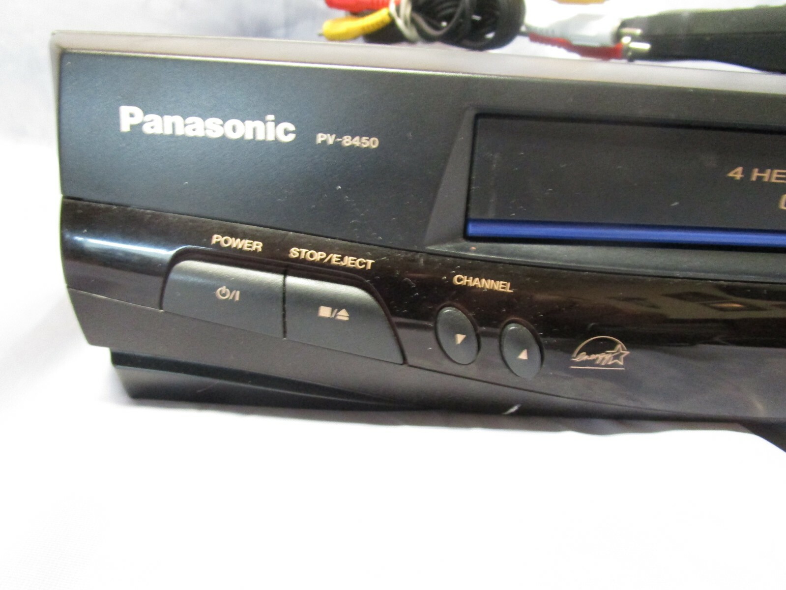 Panasonic PV-8450 VCR VHS PLAYER RECORDER WITH REMOTE TESTED WORKS PERFECTLY