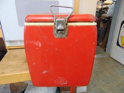 vintage  /antique   coca cola  cooler  nice  6729