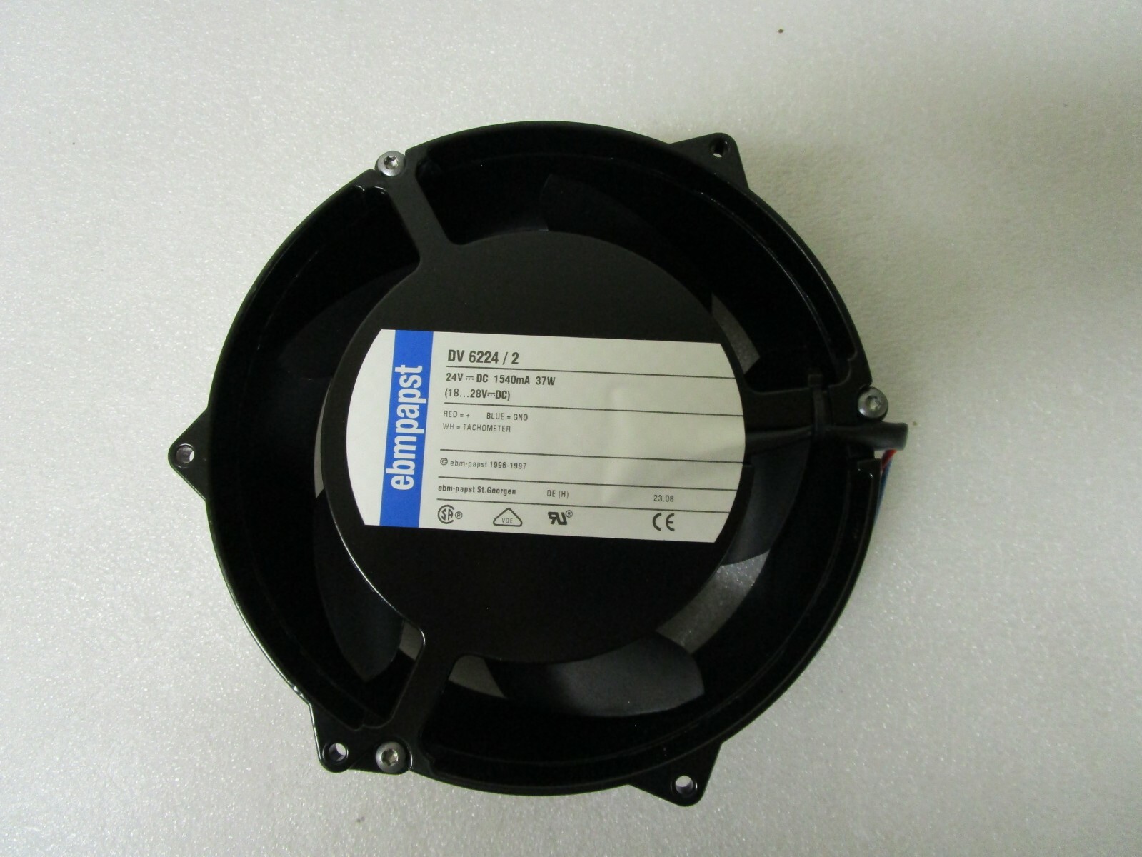 ebmpapst DV 6224 / 2 - 10 Fan 24V 37W Tropic 30-00018 33/08