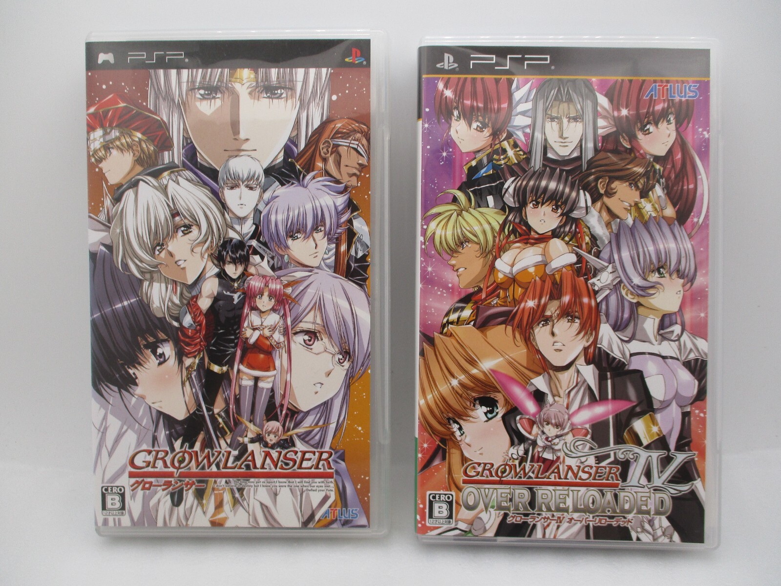 PSP GROWLANSER I & IV Over Reloaded Playstation Portable