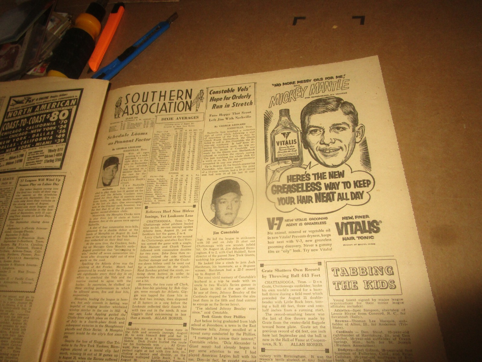 Sept 2 1953 Sporting News Baseball Mag Duke Snider Willie Mays Mickey Mantle Sportscards Com