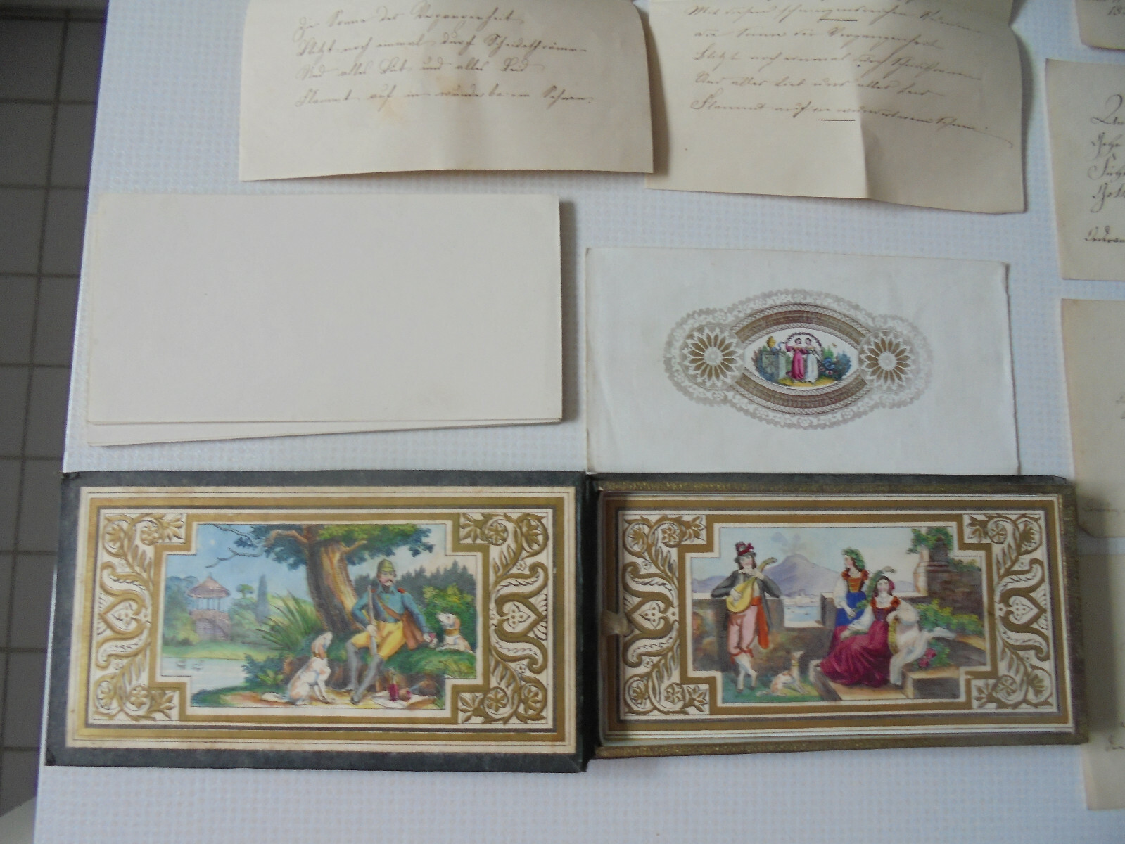  Poesiealbum antik  Einträge  ab  1836