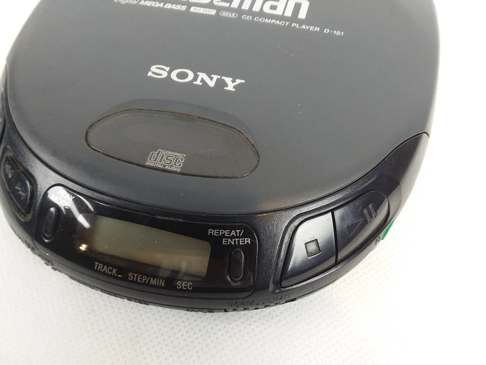 Vintage Sony Discman D-151 Portable CD Player Tested Working