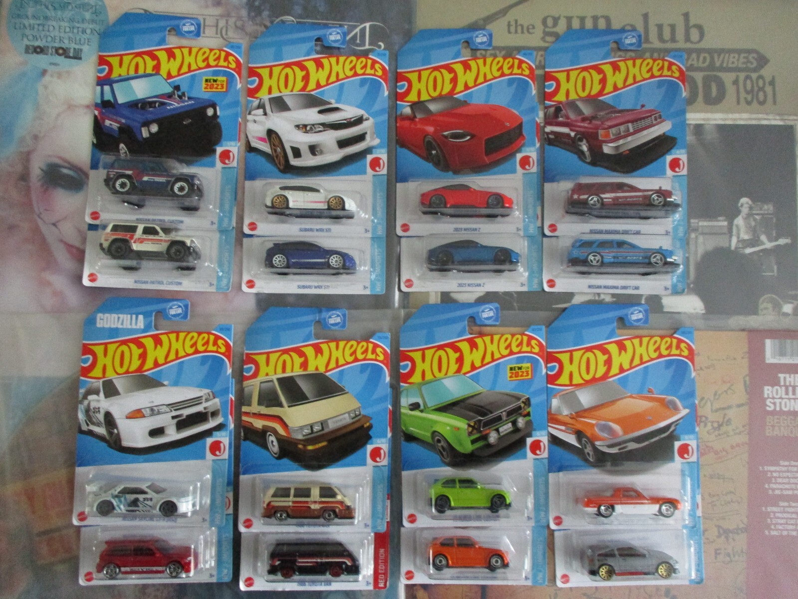 Hot Wheels 2023 J-Imports 10 Cars w/Variations Red Edition Hot Wheels 2023 J-Imports 10 Cars w/Variations Red Edition