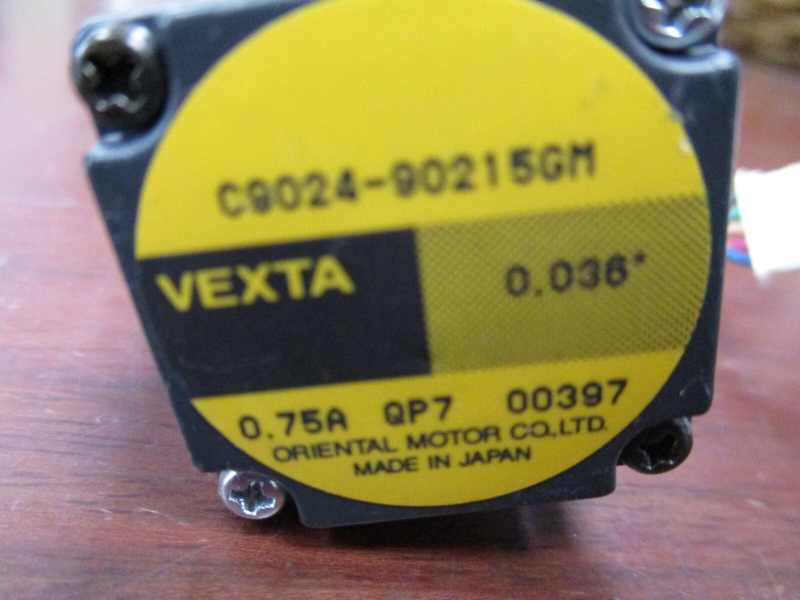 Oriental Motors VEXTA C9024-90215GM Stepper Motor (0.75A, 0.036˚)