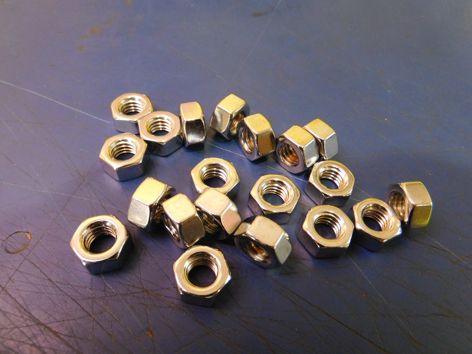20 PK 5/16 X 18 CHROME NUTS HARLEY DAVIDSON & CUSTOM