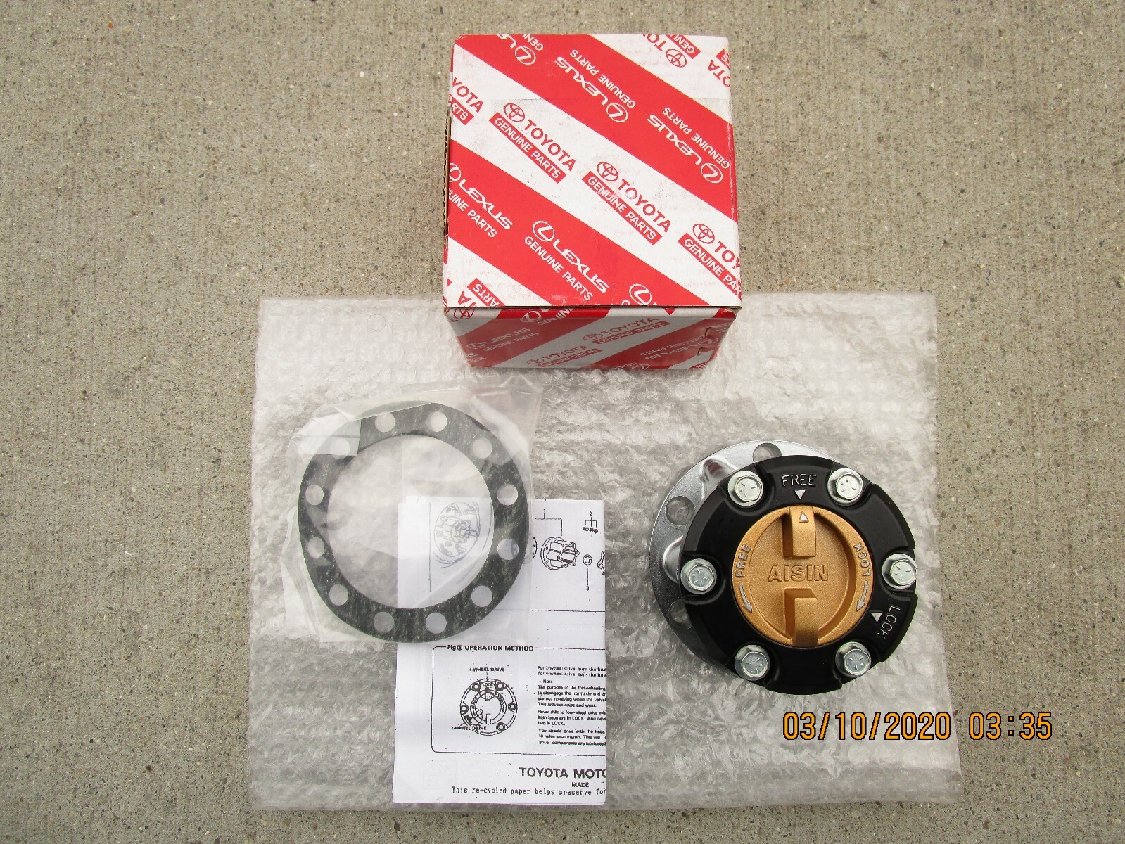 81 - 87 TOYOTA LAND CRUISER FJ60 BJ60 HJ60 FREE WHEEL