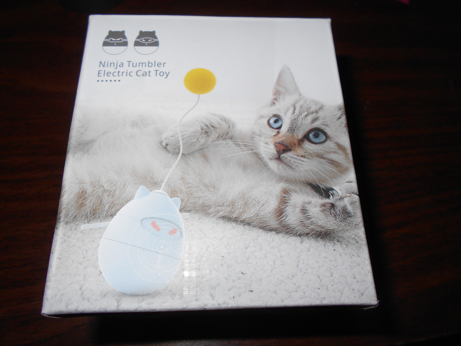 PINK Ninja Tumbler Electric Cat Toy - Comes New And Tested Unused In Open Box