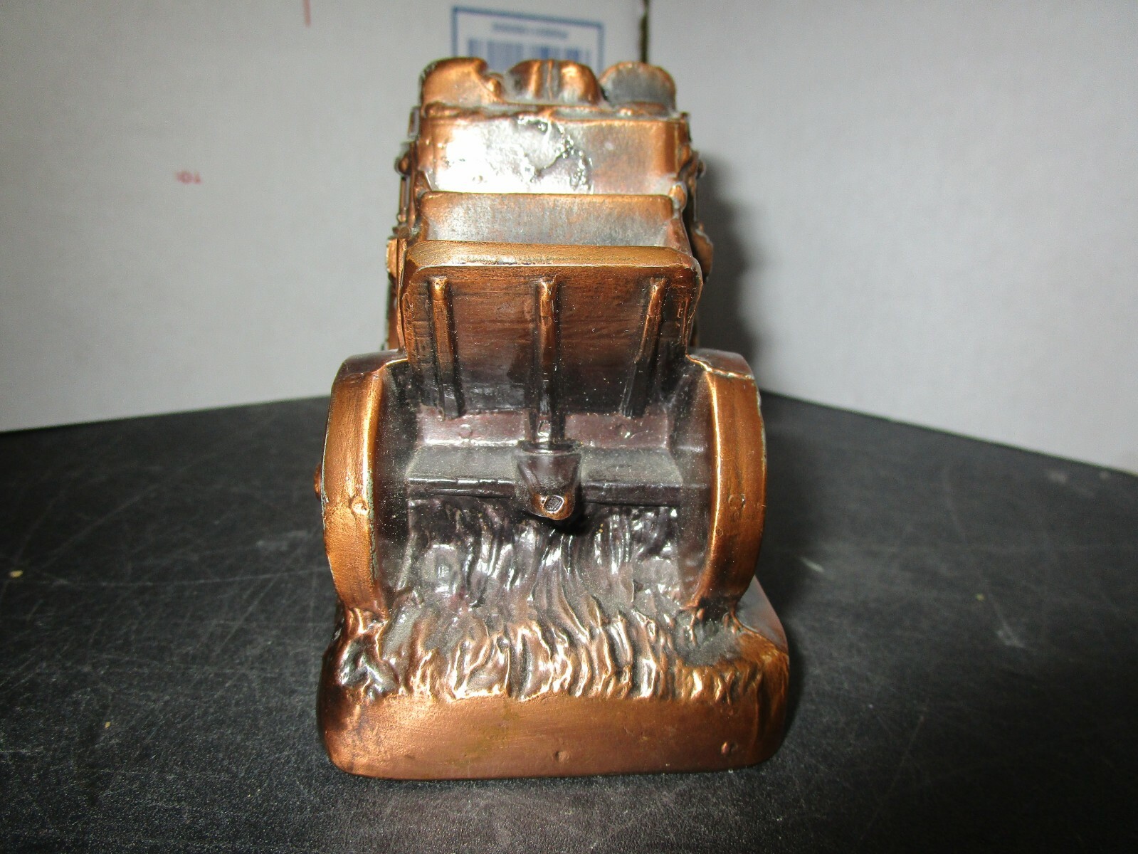 Vintage First Federal Savings Bank Metal Stage Coach Banthrico Salem, OR, w/Key