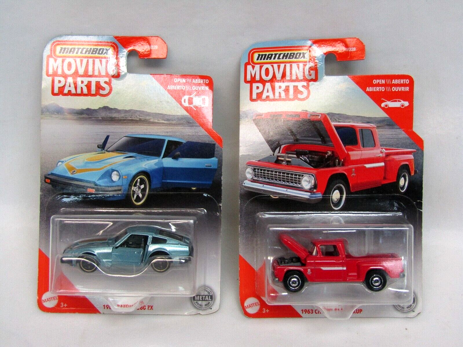 ＊t＊ Matchbox Moving Parts Carded Diecast 1963 Chevy C-10 Pickup, 1982