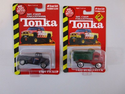 LOT OF (2) TONKA: 1999 #3 1956 FORD PICKUP; 2000 #4 1949 DUMP TRUCK