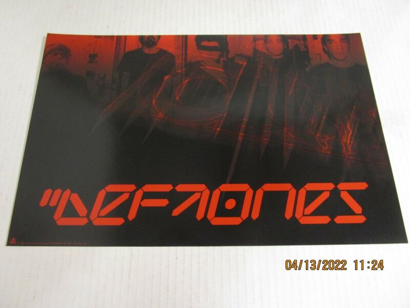 DEFTONES White Pony Group Shot Promo Poster New! Unused! Maverick Records 2000